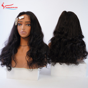 Peluca de cabello humano virgen vietnamita rizado al por mayor, con encaje HD, sin pegamento, pre-arrancada, línea de cabello natural, doble densidad, lista para enviar - Product Image 5