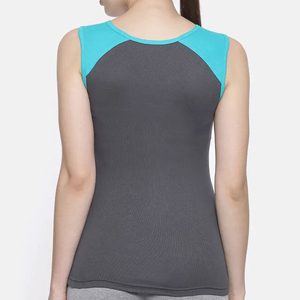 Summer Casual Fashionable Women Knitted Tank <b>Top</b> Spandex/Cotton Breathable Eco-Friendly Quick Dry High Quality Short - Product Image 3