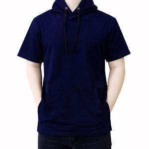 Sudadera con Capucha de Manga Corta de Alta Calidad al por Mayor, Estilo Oversize, de Algodón, para Gimnasio y Entrenamiento, Ajuste Delgado, para Hombre - Product Image 5