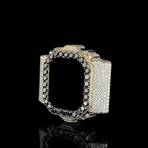 Custom DRE109 Sapphire Crystal Analog Alarm Diver Digital <b>Watch</b> Luxury Ice <b>Set</b> Hip Hop Bling Premium Streetwear Fashion GSHOK - Product Image 1