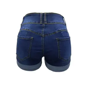 Pantalones Cortos de Mezclilla con Perlas, Pantalones Cortos de Moda para el Verano, Pantalones Cortos Casuales de Mezclilla con Diamantes para Mujer - Product Image 3