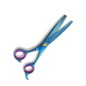 กรรไกรซอยผมสำหรับช่างตัดผมขายดี กรรไกรตัดแต่งขนสัตว์เลี้ยง - Product Image 2