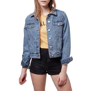 Chaqueta Vaquera de Alta Calidad para Mujer, Chaquetas Vaqueras Cortas Multicolores, Chaqueta Casual de Manga Larga, Exportación de Proveedor Pakistaní - Product Image 6