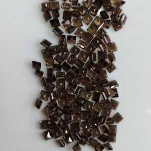 ควอตซ์สโมคกี้ธรรมชาติ 4 มม. ทรงสี่เหลี่ยมเจียระไนแบบสเต็ปคัท คุณภาพดีที่สุด พลอยเม็ดเดี่ยวสำหรับทำเครื่องประดับและสร้อยคอ - Product Image 2