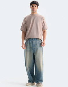 Men's Women's Light Multiple Color Loose Fit <b>Denim</b> Jeans Casual Washed Wide Leg Style Summer Wear <b>Denim</b> <b>Jacket</b> Pant Baggy Styles - Product Image 5