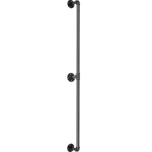 Corrimano per Scale in Tubo d'Acciaio al Carbonio Industriale da 4 Piedi, Capacità di Carico 440 LBS, Componente Metallico per Ambienti Commerciali e Industriali - Product Image 3