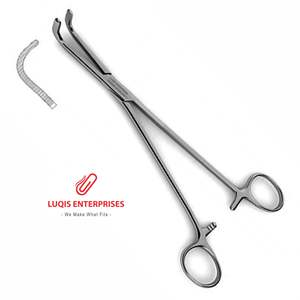 Pinza Renal Guyon de Doble Curvatura, Pinza Renal Quirúrgica de Acero Inoxidable, Instrumento Médico Quirúrgico - Product Image 4