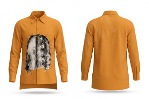 Camisa de Vestir de Manga Larga con Botones para Oficina, con Estampado Artístico Abstracto, Corte Ajustado Informal, Camisa de Vestir de Moda Urbana para Hombre - Product Image 5
