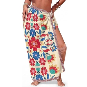 <b>Sarong</b> <b>Wraps</b> for Women Beach Cover Up Chiffon Sheer Bikini Beach Swimsuit Coverup Summer Vacation - Product Image 3
