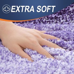 Alfombra de Baño de Microfibra de 17"x24" Súper Absorbente Antideslizante, Alfombra de Baño Gruesa y Afelpada, Lavable, para Hotel - Product Image 3