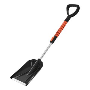 Pala da Neve Estensibile da 42 Pollici con Impugnatura Antiscivolo, Spazzola per Neve in Plastica con Testa Girevole a 180 Gradi per Raschietto Ghiaccio e Scopa da Neve - Product Image 6