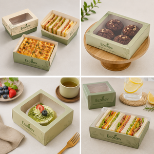 Cajas de Papel Ecológicas EcoRev para Envasado de Alimentos, Rectangulares, Hexagonales, Cuadradas, Tubulares, Reciclables, con Asa, Impresión a Cuatro Colores - Product Image 5