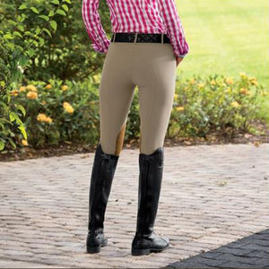 Women's <b>Equestrian</b> Printed Anti-Bacterial Breathable Spandex/Polyester Tights Full Seat <b>Leggings</b> for Horse Riding Training - Product Image 3