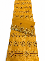Tissu en dentelle suisse en gros, tissu en dentelle africaine, tissu en dentelle brodé, tissu en dentelle de luxe pour robes de mariée, kaftans et abayas