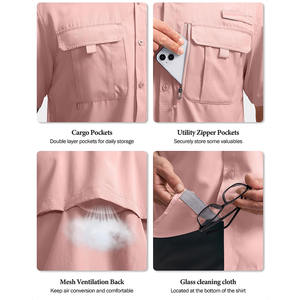 เสื้อตกปลาพรีเมียมลำลองสำหรับผู้ชาย ระบายอากาศได้ดีที่สุด สีสันปรับแต่งได้ ทันสมัย ใหม่ล่าสุด - Product Image 5