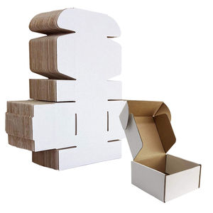Custom Logo High-End Corrugated Shipping Box Eco-Friendly Paper Mailer Sponge for Customizable Underwear Clothing Embossing - Product Image 3