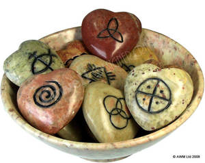 Figura Decorativa de Corazón de Ámbar Tallada a Mano, para Decoración del Hogar - Product Image 6