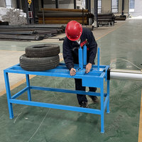 Vente chaude en Amérique : Machine à doubler et à tripler les pneus usagés, machine à doubler et à tripler les pneus de rebut