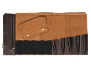 Sacs à couteaux en cuir synthétique portables à roulettes, sac à couteaux de cuisine, étui pour couteau de chef, sac à dos pour couteau de chef LKR-0339 - Product Image 3