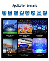 Pantalla LED Profesional de Alquiler P3.91 P2.9 P4.81 para Conciertos, Espectáculos y Ferias Comerciales, Alto Brillo, Interior/Exterior, 500*500mm
