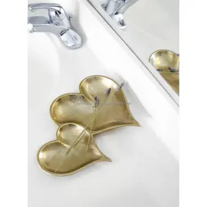 Plateau de présentation en métal poli pour articles de décoration intérieure, plateaux de service en gros pour les fêtes de Noël, grand grossiste en couverts - Product Image 3