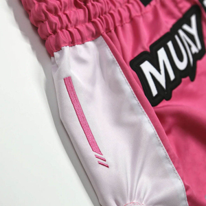 Pantalones Cortos de Boxeo Unisex Rosa, Holgados, con Estampado Digital, 100% Poliéster, de Secado Rápido, Talla Adulto - Product Image 6