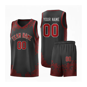 High Quality Custom Basketball Uniform – 100% <b>Polyester</b> Sublimated Team Jersey & <b>Shorts</b> - Product Image 5