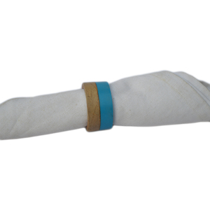 Painted Design Napkin Rings Premium Quality Wood <b>Tissue</b> Holder Best For <b>Wedding</b> Party Table Decoration Ornament - Product Image 1