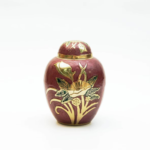 New And Trending Design Artistic Engraved Aluminum Cremation Urn For Expressing Deep Love Through Meaningful <b>Memorial</b> Details - Product Image 1