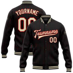Veste universitaire coupe-vent en polaire personnalisée unisexe, broderie de logo sur mesure, vestes haut de gamme style streetwear, fournisseur OEM en gros - Grande Vente - Product Image 3
