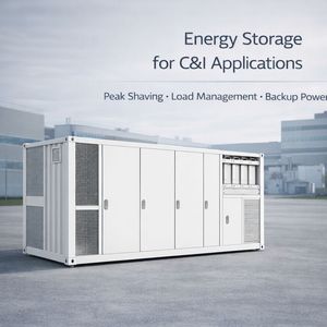 ระบบกักเก็บพลังงานแบบคอนเทนเนอร์ขนาด 20 ฟุต 5 เมกะวัตต์ชั่วโมง ใช้แบตเตอรี่ลิเธียมไอออนฟอสเฟต (LiFePO4) ระบายความร้อนด้วยอากาศ เชื่อมต่อกับระบบไฟฟ้า (Grid-Tied) และแบบออฟกริด (Off-Grid) พร้อมระบบควบคุมพลังงาน (EMS) - Product Image 5