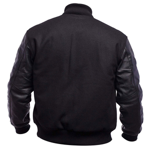 Veste universitaire en toile pour homme de haute qualité, best-seller, respirante, imperméable, réversible, prix de gros abordable, motif uni - Product Image 6