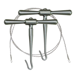 Ensemble de scies Gigli de qualité supérieure, à fil torsadé et poignées en T, en acier inoxydable, instruments chirurgicaux orthopédiques pour la coupe osseuse, CE ISO - Product Image 4