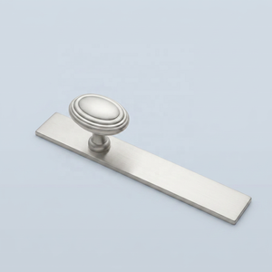 Modern Brass <b>Chrome</b> Oval Cabinet Knob Furniture <b>Handle</b> Durable Design Nickel Polished Hardware Minimalist Eco-Friendly Home - Product Image 5