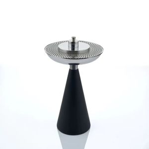 Skies Trader Bk201 Modern Marble Base <b>Hookah</b> Metal Top Stylish Shisha <b>Pipe</b> Conical Design Eco-Friendly Organic Smoking Device - Product Image 4