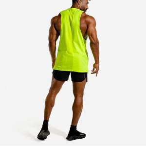 Summer Mens Workout tank Tops Gym Men Fitness Sleeveless Shirt for Men Fit tank Top Shirt 100% cotton with high quality - Product Image 6