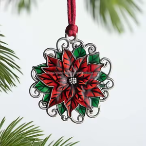 Adorno de árbol de Navidad de fábrica colgante de Metal adornos navideños colgantes para decoración de fiesta en casa - Product Image 4