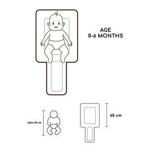 Polka Tots Baby Sleeping Nest Cotton Carry Pod Ropa de cama para Recién Nacido Saco de dormir con lazo-Estampado de unicornio Blanco - Product Image 5