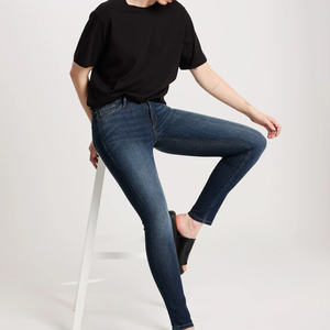 Jeans de Mujer de la Mejor Calidad, Corte Recto y Ajustado, Estilo Casual, Pantalones de Mezclilla para Mujer, Precio al por Mayor Personalizado - Product Image 3