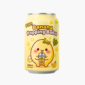Bebida de jugo de fresa con perlas explosivas de 330 ml, bebida de frutas enlatada, refresco con perlas explosivas de estilo frutal. - Product Image 2