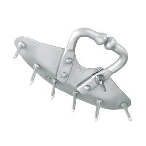 Détartreur de veaux réglable et réutilisable en métal galvanisé avec plaque de protection et pointes - Outil professionnel anti-sucette pour le sevrage du bétail - Product Image 3