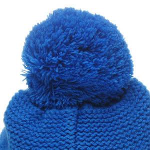 Nouveau bonnet d'hiver en laine acrylique tricoté chaud et tendance avec revers, personnalisable pour l'extérieur - Product Image 6