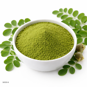 SEEDS 6 Poudre de feuilles de Moringa 100% pure et naturelle |   Moringa Oleifera Fine Mesh |   Vente en gros |   Qualité d'exportation |   Durée de conservation : 24 mois - Product Image 1