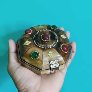 Boîte décorative artisanale en os de buffle de qualité supérieure, véritable os de buffle, boîte cadeau et décoration d'intérieur faite à la main - Product Image 6