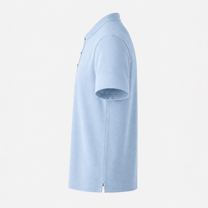 Polo de Alta Calidad para Hombre, Manga Corta, Informal, Tejido de Punto, Color Liso, Tela Suave y Transpirable - Product Image 3