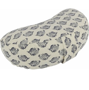 Coussin de méditation en forme de croissant, coton biologique, housse amovible, rembourrage en sarrasin, oreiller de yoga ergonomique, confortable et portable - Product Image 2