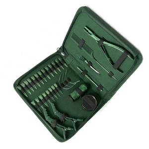 Kit d'outils professionnels durables pour extensions de cheveux avec pince, aiguille à crochet, clips, extensions de cheveux humains, acier inoxydable doré, salon - Product Image 4