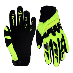 High performance durable motocross gloves with <b>hook</b> and loop closure reinforced palm protection waterproof insulated for riding - Product Image 2