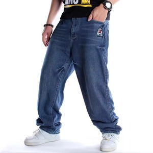 Jeans Rectos Azules para Hombre Rock Revival, Denim de Lujo con Rayas, Transpirables, Corte Medio, Lavado Claro - Product Image 5