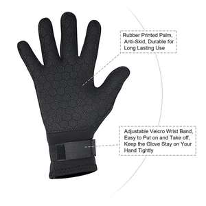 Gants d'eau en néoprène 3mm 5mm à cinq doigts, chauds, pour la plongée sous-marine, la plongée avec tuba, le surf, OEM ODM - Product Image 3